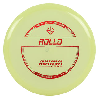 Innova Disc Golf Proto Glow Champion Rollo Midrange 5/6/-4/1 Red Shimmer 172 grams