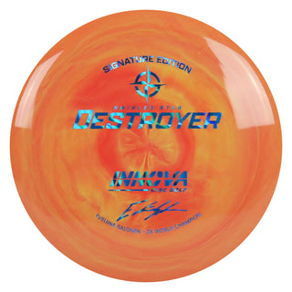 Innova Disc Golf Eveliina 2X World Champ Swirled Star Destroyer Orange Swirl/Blue Waves 173 grams