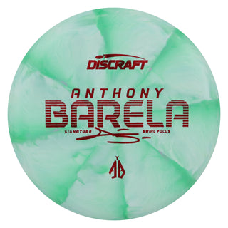 Discraft Disc Golf Anthony Barela Swirl CT Focus Putter 2/2/-1/2 Green White/Maroon 170-172g