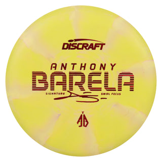 Discraft Disc Golf Anthony Barela Swirl CT Focus Putter 2/2/-1/2 Yellow/Red Holo 173-174g
