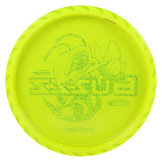 Discraft Disc Golf Fuzed Line Buzzz with Saw Pattern Midrange 5/4/-1/1 Yellow with Yellow Saw/Holo Stars 170-172g