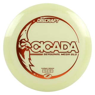 Discraft Disc Golf Seasonal Mega-Glo Cicada Fairway Driver 7/6/-1/1 Orange 175-176g