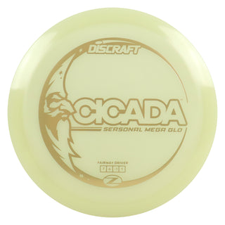 Discraft Disc Golf Seasonal Mega-Glo Cicada Fairway Driver 7/6/-1/1 Gold 175-176g