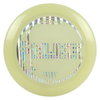 Discraft Disc Golf Seasonal Mega-Glo Nuke Distance Driver 13/5/-1/3 Holo Lines 173-174g