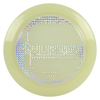 Discraft Disc Golf Seasonal Mega-Glo Nuke SS Distance Driver 13/5/-3/3 Holo Prisms 170-172g