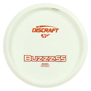 Discraft Disc Golf ESP All White Buzzz SS Midrange 5/4/2/1 Orange Shimmer 170-172g