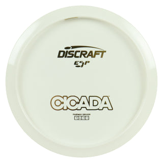 Discraft Disc Golf ESP All White Cicada Fairway Driver 7/6/-1/1 Gold 170-172g