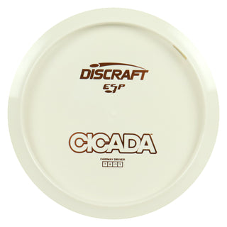 Discraft Disc Golf ESP All White Cicada Fairway Driver 7/6/-1/1 Bronze 173-174g