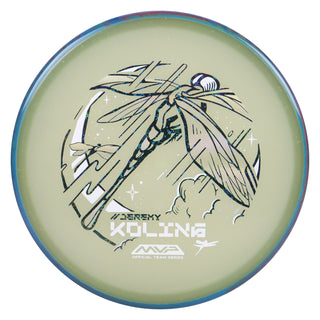 Axiom Disc Golf Particle Eclipse Glow Jeremy Koling Dragonfly Tempo Black Holo Stars/Blue 173 grams