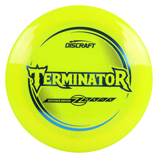 Discraft Disc Golf Z Line Terminator Distance Driver 12/5/-1/3 Yellow/Blue 173-174g