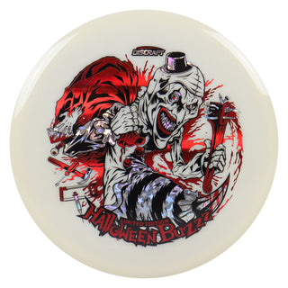 Discraft Disc Golf Triple Foil Glo Halloween Buzzz Midrange 5/4/-1/1 Red/Silver Stars 177-180g