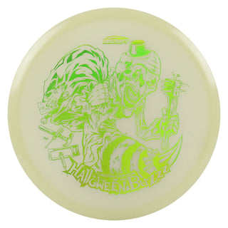 Discraft Disc Golf Single Foil Mega-Glo Halloween Buzzz Midrange 5/4/-1/1 Green Holo 175-176g