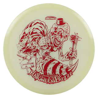 Discraft Disc Golf Single Foil Mega-Glo Halloween Buzzz Midrange 5/4/-1/1 Red 177-180g