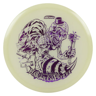 Discraft Disc Golf Single Foil Mega-Glo Halloween Buzzz Midrange 5/4/-1/1 Purple 177-180g