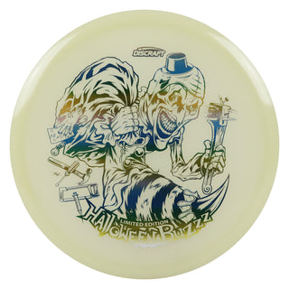 Discraft Disc Golf Single Foil Mega-Glo Halloween Buzzz Midrange 5/4/-1/1 Blue Metallic 177-180g