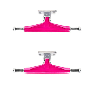 Tensor Trucks Aluminum Mirror Safety Pink/Raw 5.5 (8.25" Axle) Set of 2