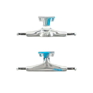 Tensor Trucks Aluminum Stencil Mirror Raw/Light Blue Fade 5.5 (8.25")