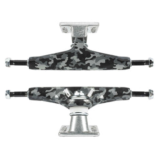 Tensor Skateboard Trucks Aluminum Camo Black/Raw 5.25 (8.0" Axle) Pair