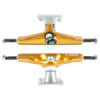 Tensor Skateboard Trucks Aluminum City Lights TJ Rogers 5.5 (8.25" Axle) Pair