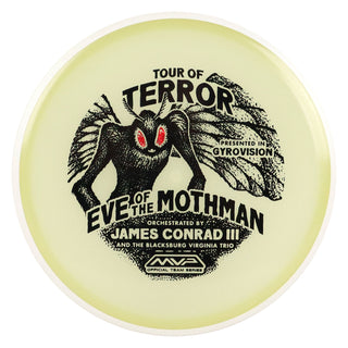 MVP Disc Golf James Conrad Halloween 2024 Eclipse Detour Glow/White 179 grams
