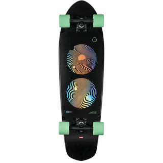 Globe Cruiser Skateboard Big Blazer Black/Green 9.125" x 32"