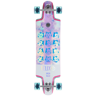 Dusters Longboard Felix Chrome Holographic Drop Through 36"