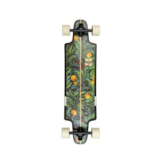 Dusters California Longboard Harvest Drop Through 9.5" x 36" Green/Orange