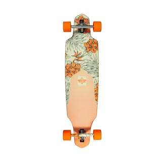 Dusters California Longboard Channel Shore Drop Through 9.375" x 36" Orange