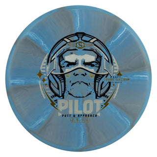Streamline Disc Golf Cosmic Electron Pilot Soft Putter 2/5/0/1 Blue Black 174 grams
