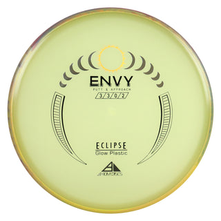 Axiom Disc Golf Eclipse Glow Envy Putt and Approach 3/3/0/2 Glow/Red Peach 174 grams