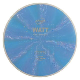 MVP Discs Sports Project Lab Coat Cosmic Electron Watt Putt and Approach 2/5/-0.5/0.5 Blue Purple 167 grams