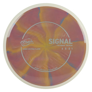 MVP Discs Sports Project Lab Coat Cosmic Neutron Signal Fairway Driver 6/5/-3/1 Red/Orange 172 grams