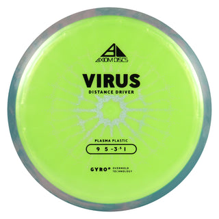 Axiom Discs Project Lab Coat Plasma Virus Distance Driver 9/5/-3.5/1 DayGlo/Blue Pink 173 grams