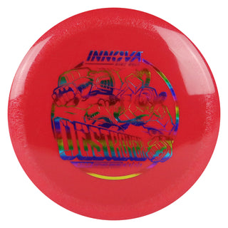 Innova Disc Golf Star Destroyer Distance Driver 12/5/-1/3 Red/Rainbow 167 grams