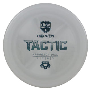 Discmania Disc Golf Evolution Exo Hard Tactic Putter 4/2/0/3 Grey/Slate 173 grams