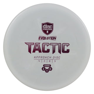 Discmania Disc Golf Evolution Exo Hard Tactic Putter 4/2/0/3 Grey/Magenta 173 grams