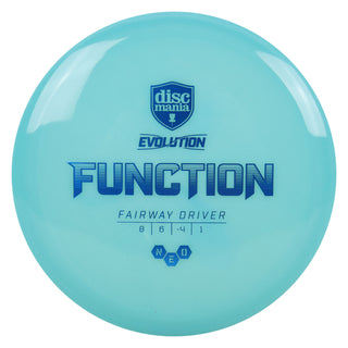 Discmania Disc Golf Evolution Neo Function Fairway Driver 8/6/-4/1 Light Blue/Navy 171 grams