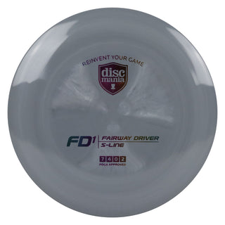 Discmania Disc Golf S-Line FD1 Fairway Driver 7/4/0/2 Grey/Rainbow 176 grams