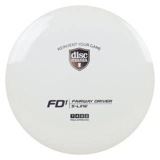 Discmania Disc Golf S-Line FD1 Fairway Driver 7/4/0/2 White/Silver 176 grams