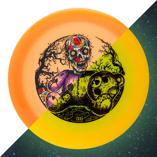 Dynamic Disc Golf Lucid Moonshine Heist Bearly Alive Distance Driver 12/5/-1.5/2 Orange 173 grams