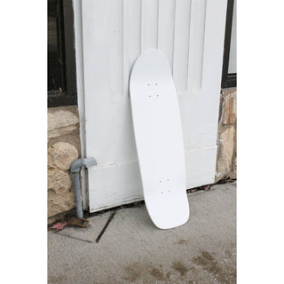 Moose Old School Deck 10" x 33" White with Griptape
