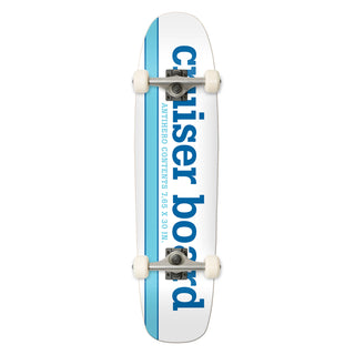 Anti Hero Skateboard Complete Generic Cruiser White 7.6" x 30"