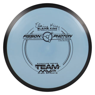 MVP Disc Golf Fission Elaine King Photon Distance Driver 11/5/-1/2.5 Powder Blue 166 grams