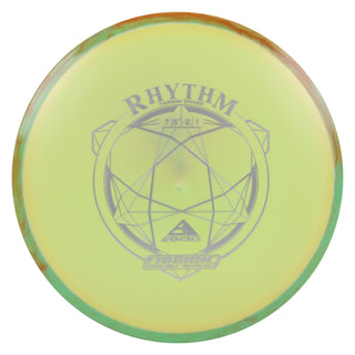 Axiom Disc Golf Fission Rhythm Fairway Driver 7/5.5/-2/1 Yellow/Teal Rust 158 grams