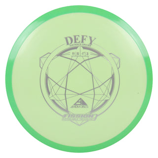 Axiom Disc Golf Fission Defy Distance Driver 11/5/-1/3 Lime/Green 169 grams