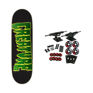 Creature Complete Logo Outline Stumps Black/Green 9.0" x 32.15"