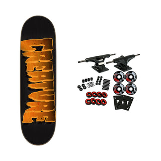 Creature Complete Logo Outline Stumps Black/Orange 8.8" x 31.95"
