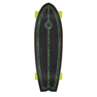 Santa Cruz Skateboard Cruisr Complete Flier Collage Dot Shark 8.8" x 27.7"