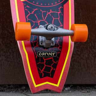 Santa Cruz Flame Dot Shark Surf Skate 9.85" x 31.52"
