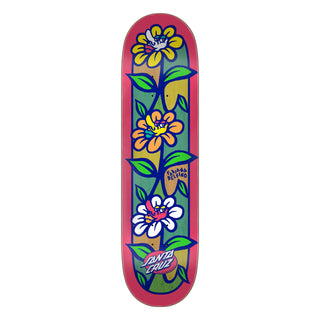 Santa Cruz Skateboard Deck Delfino Flower Crew VX 8.25" x 31.6"